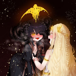 This is a pixiv picture whose title is ミケモグ.