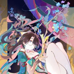 This is a pixiv picture whose title is 𝐙𝐡𝐞𝐳𝐡𝐢🎨.