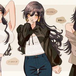 This is a pixiv picture whose title is 好きな子に好きな服を着てもらった.