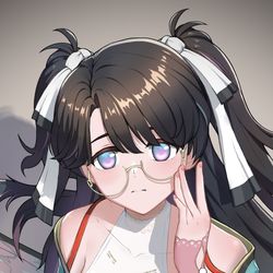 This is a pixiv picture whose title is 鸣潮 折枝.