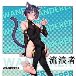 This is a pixiv picture whose title is 散兵双版本立牌制作中.