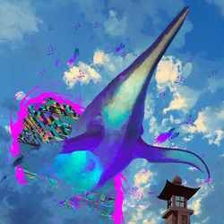 This is a pixiv picture whose title is 精霊魚(しょうりょうぎょ).