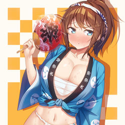 This is a pixiv picture whose title is お祭.