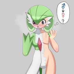 This is a pixiv picture whose title is 身体半分だけサーナイト♀TFTG.