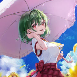 This is a pixiv picture whose title is 人気投票.
