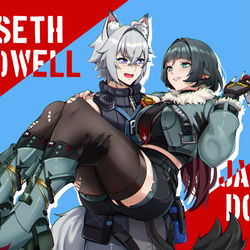 This is a pixiv picture whose title is SETH & JANE.