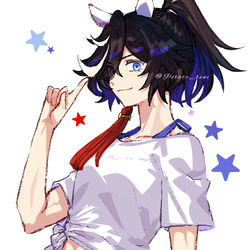This is a pixiv picture whose title is 🅰️.