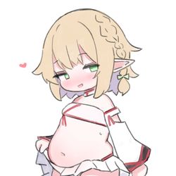 This is a pixiv picture whose title is ララフェル（リメイク.