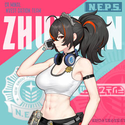 This is a pixiv picture whose title is 朱鸢.