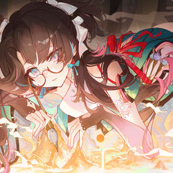 This is a pixiv picture whose title is 折枝.