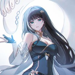 This is a pixiv picture whose title is 白芷.