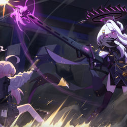 This is a pixiv picture whose title is 最強vs最強.
