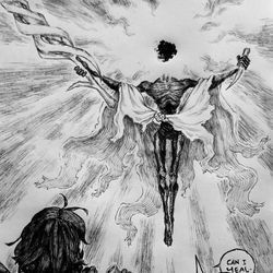 This is a pixiv picture whose title is Midra, Lord Of Frenzied Flame.