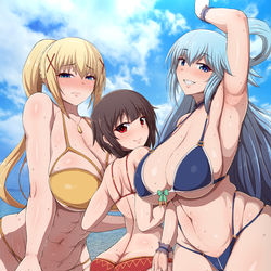 This is a pixiv picture whose title is 🏖️なつすばっ！.