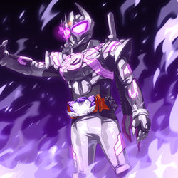 This is a pixiv picture whose title is 黒鋼.