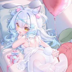 This is a pixiv picture whose title is 雌小鬼兔糖糖.