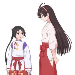 This is a pixiv picture whose title is 若様を抱っこしたい亜也子さん.