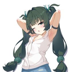 This is a pixiv picture whose title is qingyi.