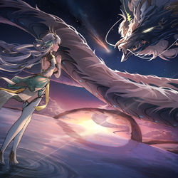 This is a pixiv picture whose title is Fate.