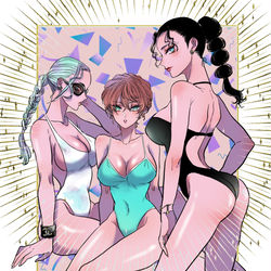 This is a pixiv picture whose title is 黒の組織エンジェルズ.