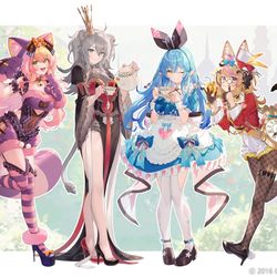 This is a pixiv picture whose title is ねぽらぼ 4周年記念グッズ.