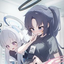 This is a pixiv picture whose title is 質量.