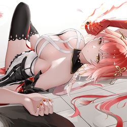 This is a pixiv picture whose title is 長離.