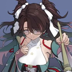 This is a pixiv picture whose title is 【鳴潮】折枝.