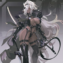 This is a pixiv picture whose title is BLACK.