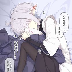 This is a pixiv picture whose title is 嗅ぐ.