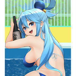 This is a pixiv picture whose title is 夏だ！プールだ！シュワシュワは没収だ！.