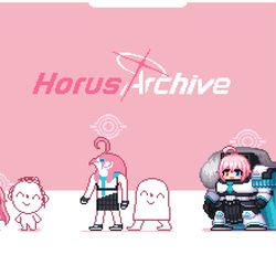 This is a pixiv picture whose title is HORUS.