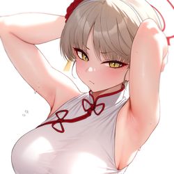This is a pixiv picture whose title is この姿勢なのか、先生？.