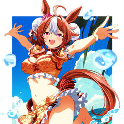 This is a pixiv picture whose title is コパノリッキー.