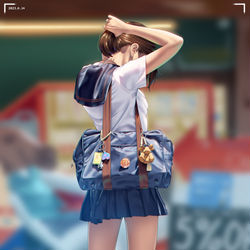 This is a pixiv picture whose title is 晴れ.
