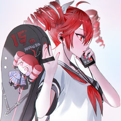 This is a pixiv picture whose title is 重音テト.