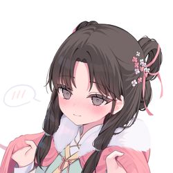 This is a pixiv picture whose title is 葉雲裳.