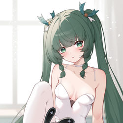 This is a pixiv picture whose title is 不和青衣一起训练？.