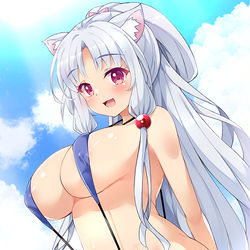 This is a pixiv picture whose title is 水着で悩殺してくるイタコさん.