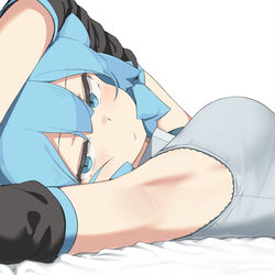 This is a pixiv picture whose title is みくわき.
