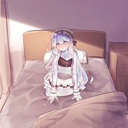 This is a pixiv picture whose title is 水の精、ばかでかおねしょ.
