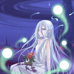 This is a pixiv picture whose title is 屍界のバンシー.