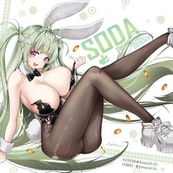 This is a pixiv picture whose title is ソーダ：トゥインクルバニー.