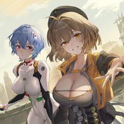 This is a pixiv picture whose title is Anis x Rei.