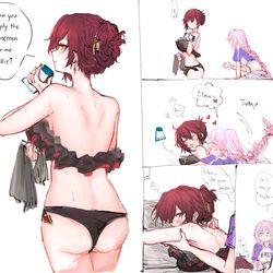 This is a pixiv picture whose title is ElyEden swimsuit.