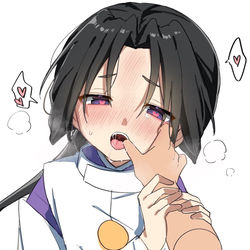 This is a pixiv picture whose title is おクチ見ちて(^_^;).