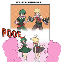 This is a pixiv picture whose title is My Little Heroes! (TGAR).