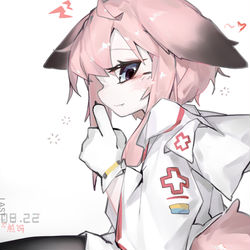 This is a pixiv picture whose title is 粉红小狐狸🦊～.
