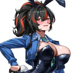 This is a pixiv picture whose title is Bunny Zhu Yuan.