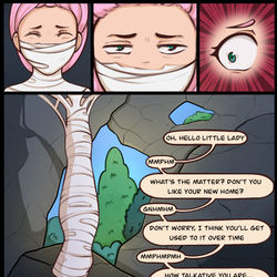 This is a pixiv picture whose title is Fluttershy and the Spider(?): P2.